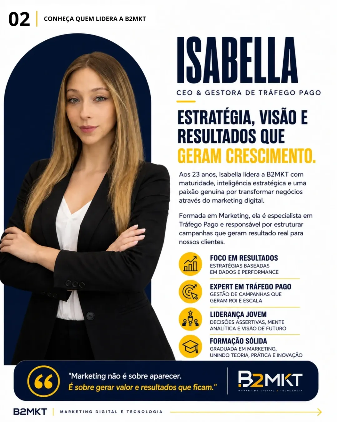 Isabella - CEO & Gestora de Tráfego Pago